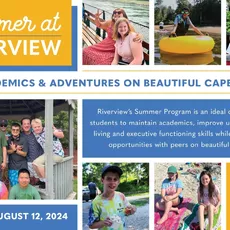 Summer at Riverview offers programs for three different age groups: Middle School, ages 11-15; High School, ages 14-19; and the Transition Program, GROW (Getting Ready for the Outside World) which serves ages 17-21.⁠
⁠
Whether opting for summer only or an introduction to the school year, the Middle and High School Summer Program is designed to maintain academics, build independent living skills, executive function skills, and provide social opportunities with peers. ⁠
⁠
During the summer, the Transition Program (GROW) is designed to teach vocational, independent living, and social skills while reinforcing academics. GROW students must be enrolled for the following school year in order to participate in the Summer Program.⁠
⁠
For more information and to see if your child fits the Riverview student profile visit carolann48238.com/admissions or contact the admissions office at admissions@carolann48238.com or by calling 508-888-0489 x206
